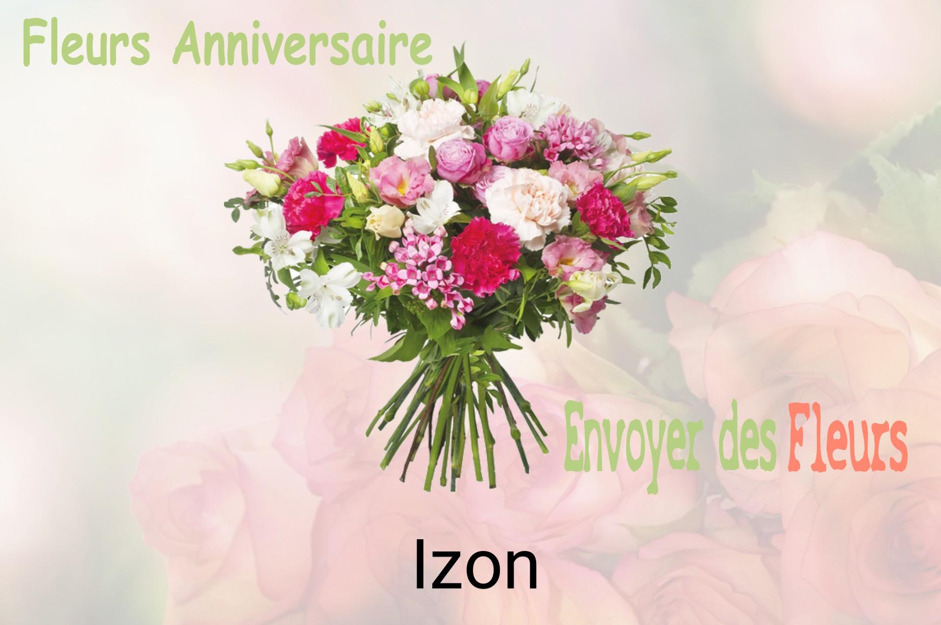 Bouquet de fleurs d’anniversaire livré à Izon