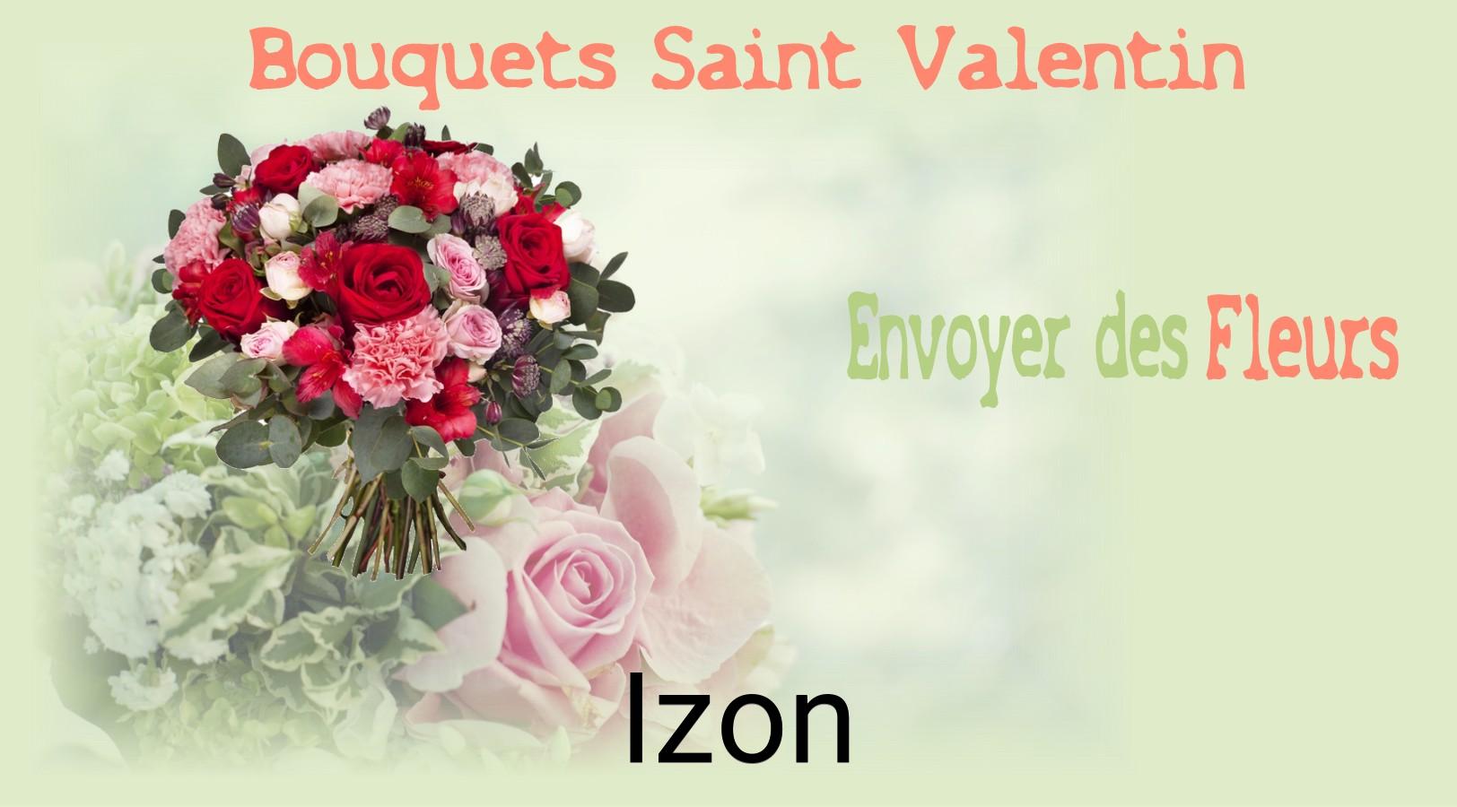 Roses de Saint-Valentin livrées à Izon